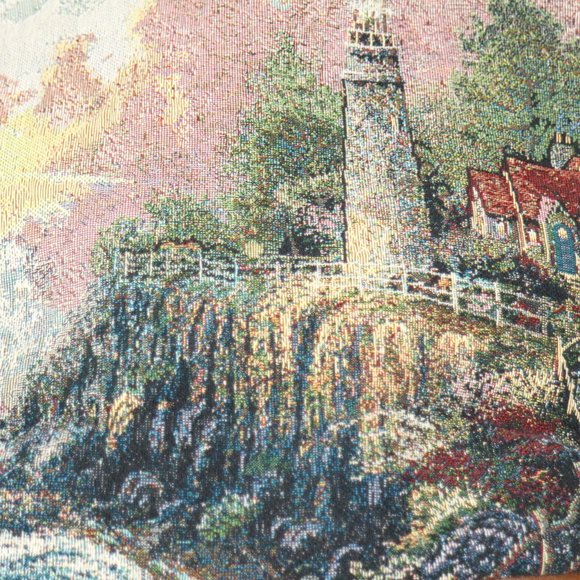 Unique Tan Vegan Leather and Canvas Tote Bag - Picture 4 of 10